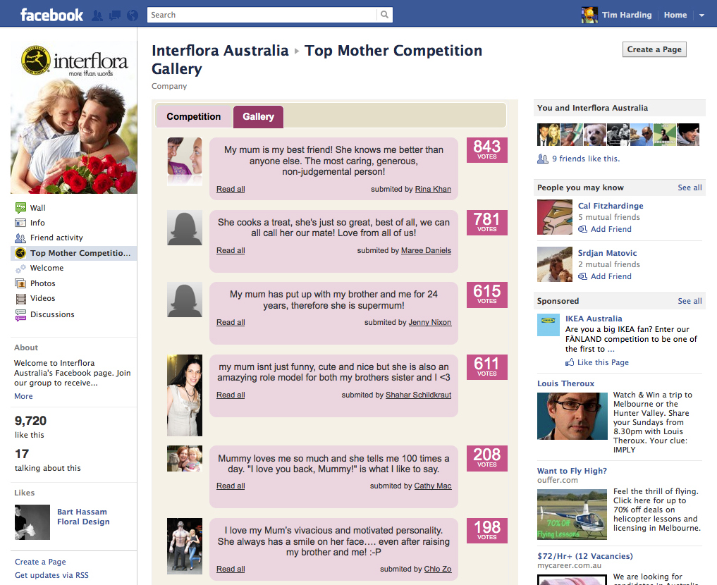 Interflora Mothers Day 2